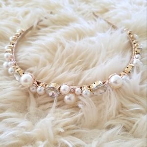 Pearl bridal headband